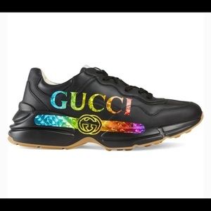 Gucci rhyton sneakers size 8 women